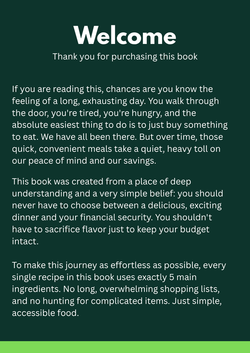 Cooking For Financial Freedom E-book - May